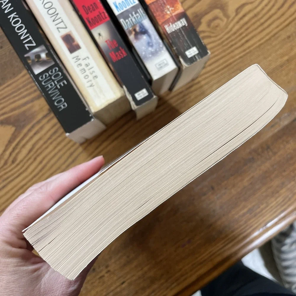 Dean‎ Koontz 6 books 80s 90s copyright paperbacks